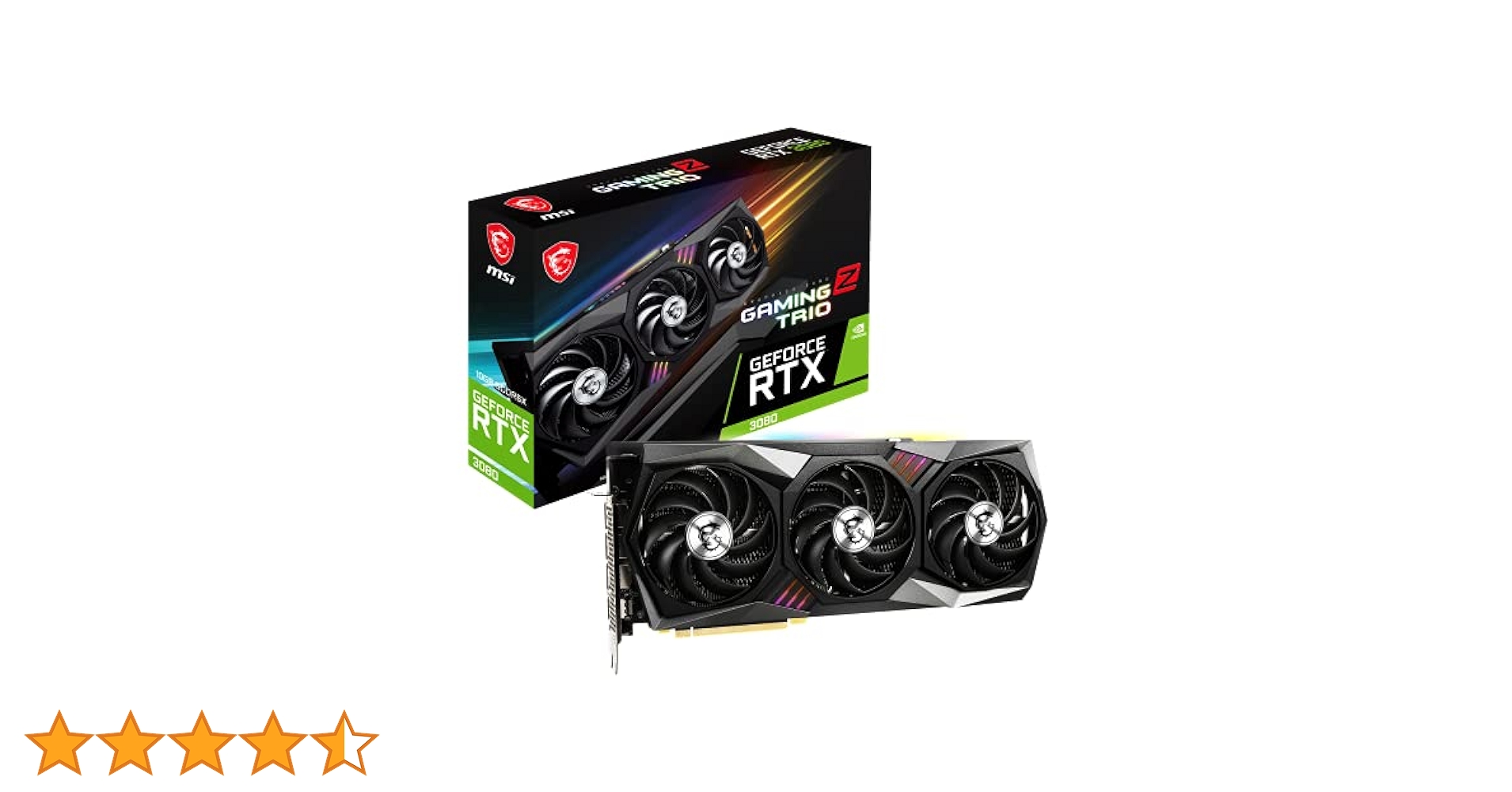 中古　MSI RTX3080 10GB MSI GeForce RTX 3080 VENTUS 3X 10G OC [PCIExp 10GB